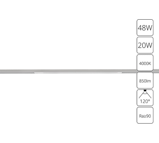 Потолочный светильник ARTE LAMP OPTIMA 48В 20Вт 850Лм 4000К 90 120 A A7264PL-1WH
