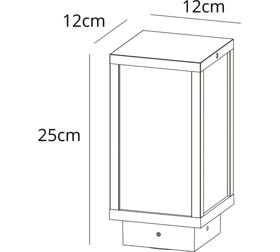 Уличный светильник ARTE LAMP A1631FN-1B A1631FN-1BK