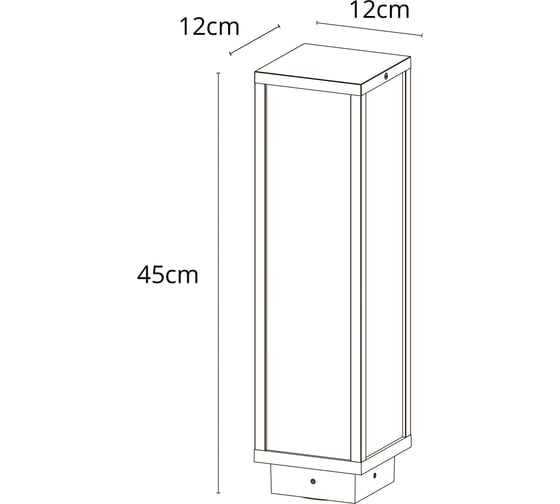 Уличный светильник ARTE LAMP A1631PA-1B A1631PA-1BK