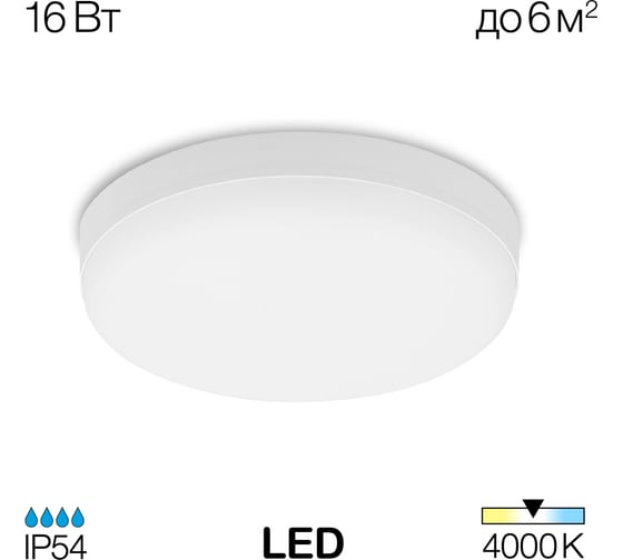 Светильник Citilux Люмен LED 16W*4000K CL707011