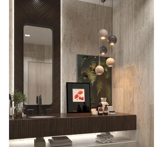 Подвесной светильник ODEON LIGHT LED GU10 7W TRAVERTINO 6625_1 6625_1L
