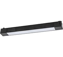 Светодиодный трековый светильник-прожектор Volpe Ulb-q281 20w/4000k black линейный. 1600 лм. белый свет (4000к). корпус черный. тм UL-00010118