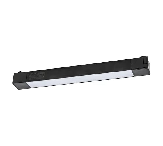 Светодиодный трековый светильник-прожектор Volpe Ulb-q281 20w/4000k black линейный. 1600 лм. белый свет (4000к). корпус черный. тм UL-00010118