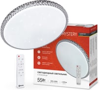 Светодиодный светильник IN HOME COMFORT MYSTERY 55Вт, 230В, 3000-6500K, 4400Лм, 400x70мм, с пультом ДУ 4690612034904