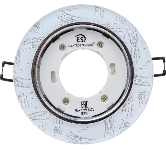 Встраиваемый светильник Elektrostandard 1062 GX53 WH/SL белый/серебро a034000