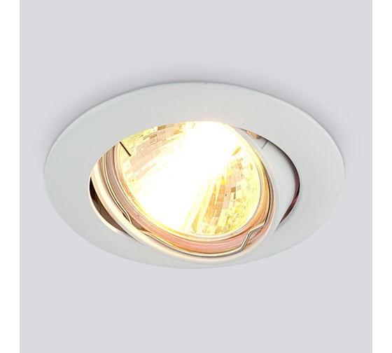 Встраиваемый светильник Elektrostandard 104S MR16 WH белый a031464 1