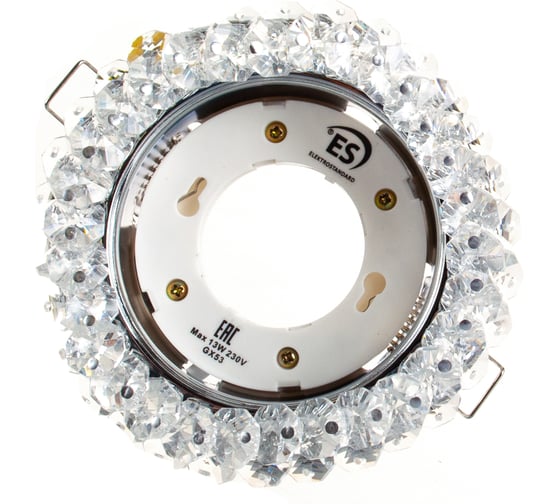 Встраиваемый светильник Elektrostandard 1063 GX53 CH/CL хром/прозрачный a034167
