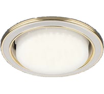 Встраиваемый светильник Elektrostandard 1036 GX53 WH/GD / белый/золото a032808