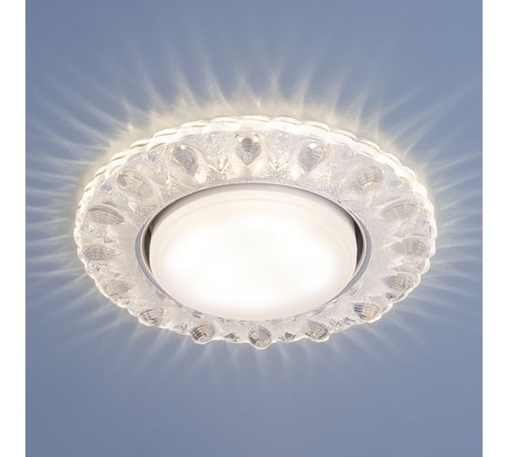 Встраиваемый светильник Elektrostandard 3026 GX53 / CL прозрачный a041528 1