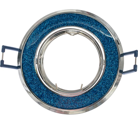 Встраиваемый светильник Elektrostandard 611 MR16 BL / синий блеск/хром a032243