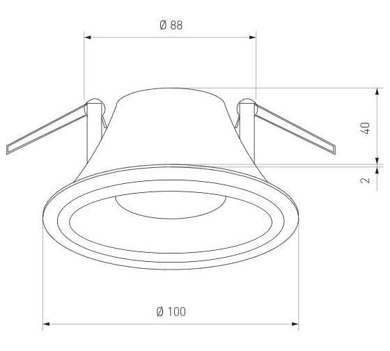 Встраиваемый светильник Elektrostandard 7012 MR16 / WH белый a041261