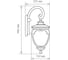 Садово-парковый светильник Elektrostandard GLYF-8024D / черное золото a027996 2