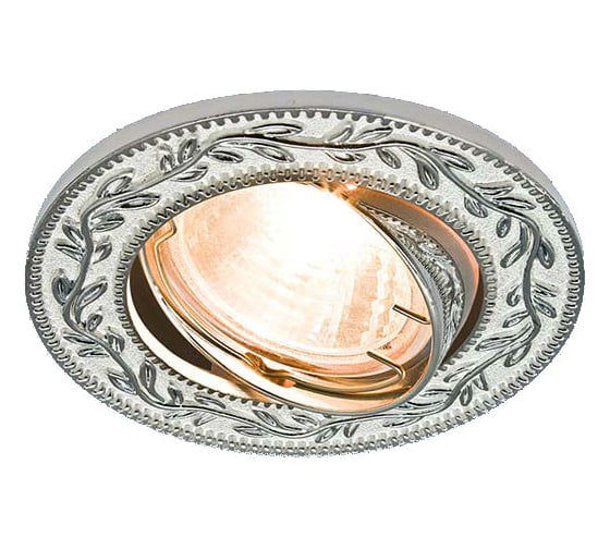 Встраиваемый светильник Elektrostandard 713 MR16 WH/SL /белый/серебро a031524 1