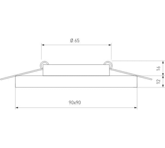 Встраиваемый светильник Elektrostandard 8361 MR16 WH/SL / белый/серебро a031516