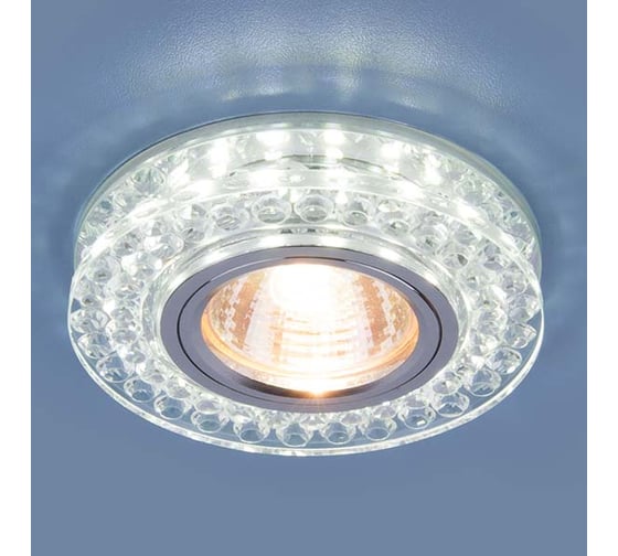 Встраиваемый светильник Elektrostandard 8381 MR16 / CL/SL прозрачный/серебро a036604