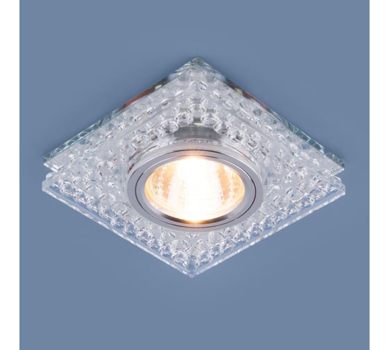 Встраиваемый светильник Elektrostandard 8391 MR16 /CL/SL прозрачный/серебро a036609