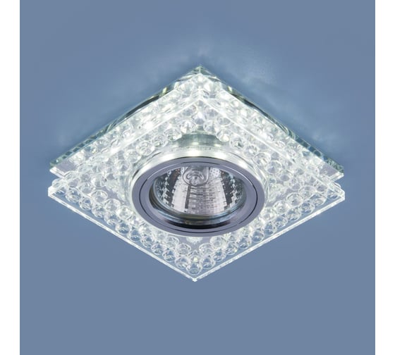 Встраиваемый светильник Elektrostandard 8391 MR16 /CL/SL прозрачный/серебро a036609