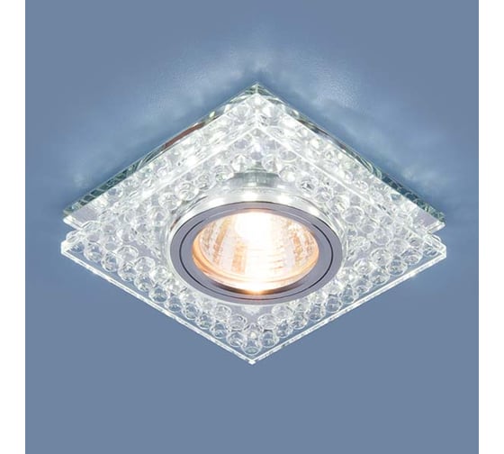 Встраиваемый светильник Elektrostandard 8391 MR16 /CL/SL прозрачный/серебро a036609