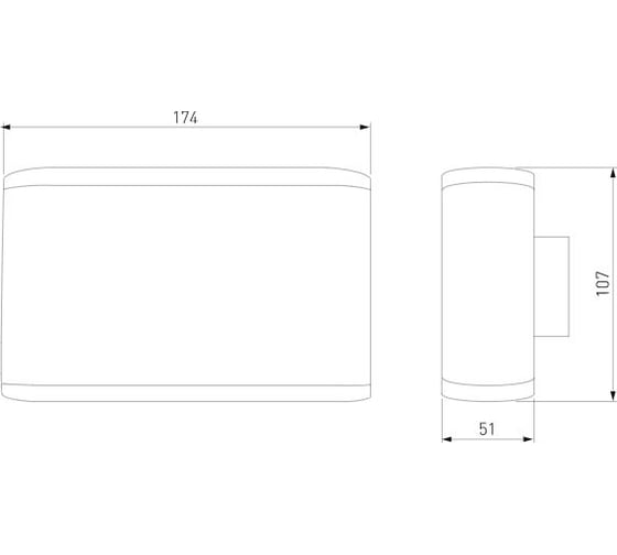 Накладной светильник Elektrostandard улица / помещение 1505 TECHNO LED COVER белый IP 54 a041314