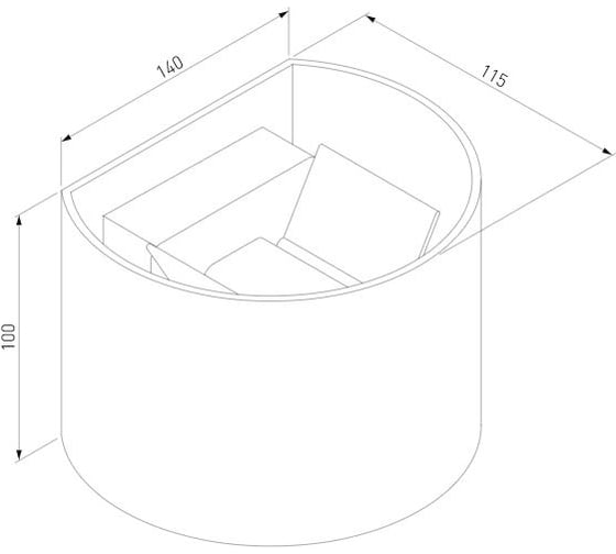 Садово-парковый светильник со светодиодами Elektrostandard 1518 TECHNO LED / BLADE белый a038830