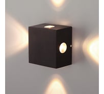 Садово-парковый светильник со светодиодами Elektrostandard 1601 TECHNO LED / Kvatra черный a039989