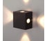 Садово-парковый светильник со светодиодами Elektrostandard 1601 TECHNO LED / Kvatra черный a039989 1