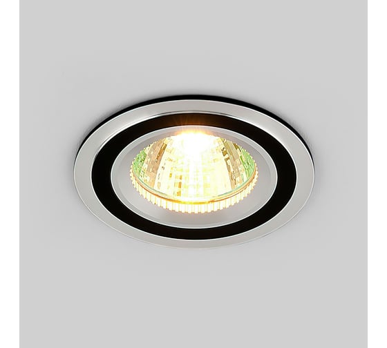 Встраиваемый светильник Elektrostandard 5305 MR16 CH/BK / хром/черный a030361
