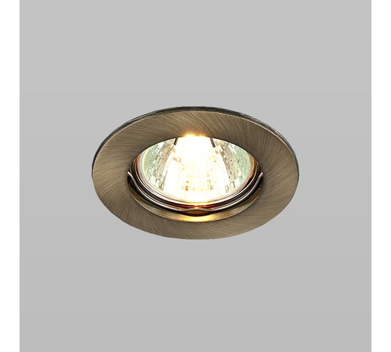 Встраиваемый светильник Elektrostandard 863 MR16 SB / бронза a030071 1