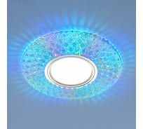 Встраиваемый светильник Elektrostandard 2220 MR16 / CL прозрачный подсветка мульти a041527