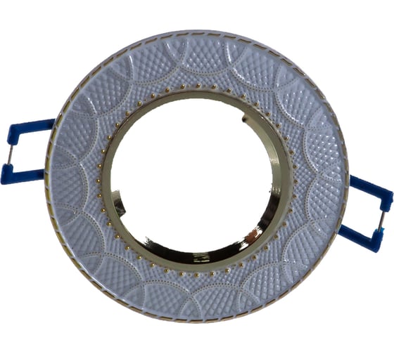 Встраиваемый светильник Elektrostandard 7010 MR16 / WH/GD белый/золото a036771