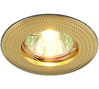 Встраиваемый светильник Elektrostandard 601 MR16 GD / золото a030747