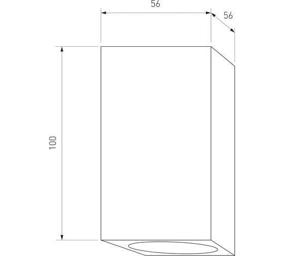 Накладной светильник Elektrostandard 1085 GU10/ WH белый матовый a040989