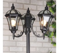 Садово-парковый светильник Elektrostandard Capella F/3 / черный a025016