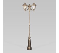 Садово-парковый светильник Elektrostandard Altair F/3 / черное золото a025024