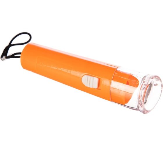 Фонарь Ultraflash 917-TH оранжевый, 1LED, 1 реж, 3xAG10 в комплекте, пластик, блист.-пакет 12415