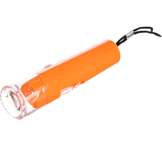 Фонарь Ultraflash 917-TH оранжевый, 1LED, 1 реж, 3xAG10 в комплекте, пластик, блист.-пакет 12415