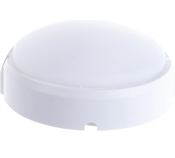 Влагозащищённый светильник Ultraflash LBF-0308 C01 LED, 8 Вт, IP54, 220В, круг 13104 1
