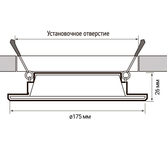 Светильник Jazzway светодиодный PLED DL6 WH Downlight 15Вт 6500К IP40 ДВО встраиваемый 5036352