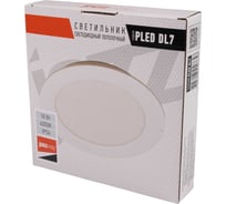 Светильник Jazzway светодиодный PLED DL7 WH Downlight 18Вт 4000К 170х26мм IP54 ДВО встраиваемый 5046658