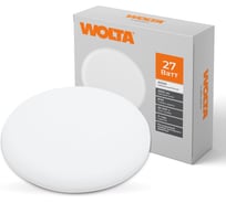 Светодиодная встраиваемая круглая панель Wolta 27Вт, 4000К Дневной белый свет, IP40, 2900лм, светильник регулируемый (70-210 мм) DLUS05-27W-4K
