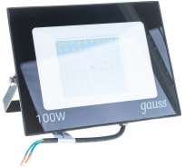 Светодиодный прожектор Gauss Elementary 100W 9450lm 3000К 175-265V IP65 черный LED 1/10 SQ613527100