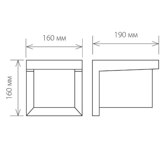 Садово-парковый светильник Elektrostandard 1540 TECHNO / SHELTER GRIT a038435