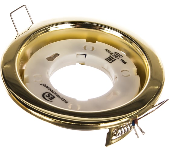 Встраиваемый светильник Elektrostandard 1035 GX53 CH / GD золото a040749