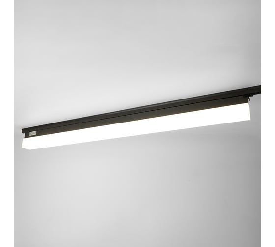 Трековый однофазный светодиодный линейный светильник FERON al120 RetailRay на шинопровод 60w 6500k 160 градусов черный, 48573