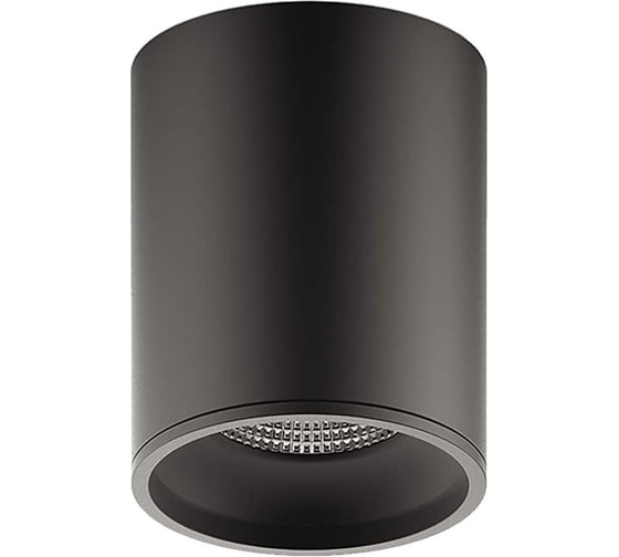 Накладной LED светильник Gauss 12W (черный/черный) 3000K 79x100мм HD028
