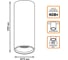 Накладной LED светильник Gauss 12W (белый/белый) 3000K 79x200мм, HD031 2