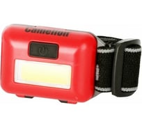 Налобный фонарь Camelion LED5357 красный, 1Вт COB LED, 3 режима 13633