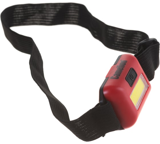 Налобный фонарь Camelion LED5357 красный, 1Вт COB LED, 3 режима 13633