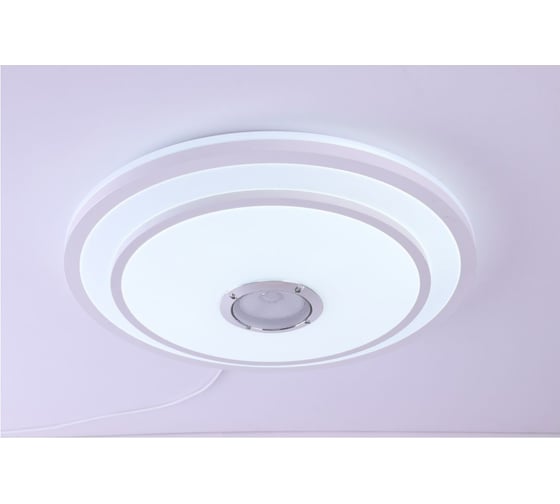 Настенно-потолочный светильник Camelion LBS-2005 LED 68Вт, 3000-6000K, 4800Лм, Bluetooth, музыкальная колонка, RGB, пульт 13394