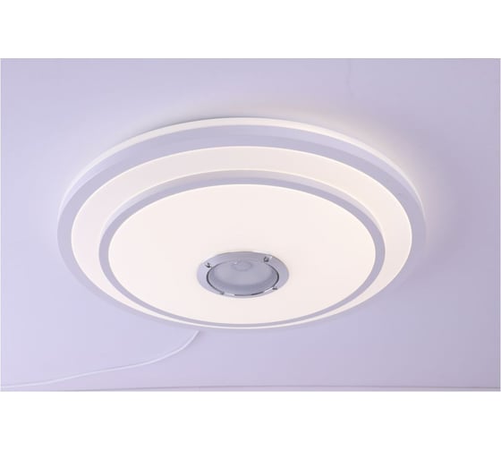 Настенно-потолочный светильник Camelion LBS-2005 LED 68Вт, 3000-6000K, 4800Лм, Bluetooth, музыкальная колонка, RGB, пульт 13394